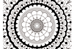 Mandala to color adult difficult 13